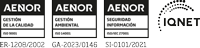 Logotipo de IQnet y AENOR