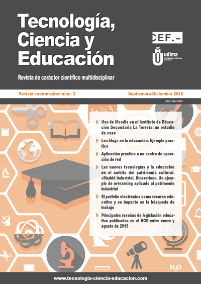 					Ver Revista Tecnologia, Ciencia y Educación N.º 2 Septiembre-Diciembre 2015
				