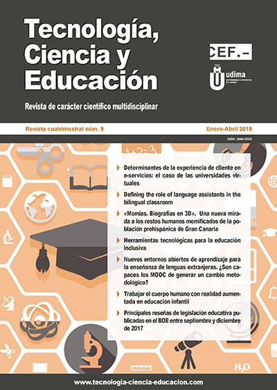 Revista Tecnología, Ciencia y Educación N.º 9