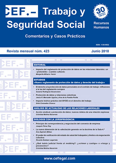 Portada de la revista n.º 423