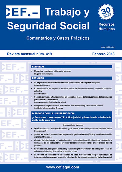 Portada de la revista n.º 419