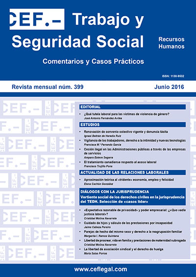 Portada de la revista n.º 399