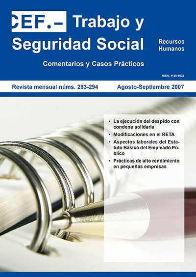 Portada de la revista n.º 293-294